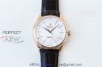 Perfect Replica Swiss Grade Rolex Cellini White Dial Rose Gold Bezel 39mm Men's Watch
